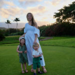 30 Week Bumpdate- Baby #3, hawaii white dress 2